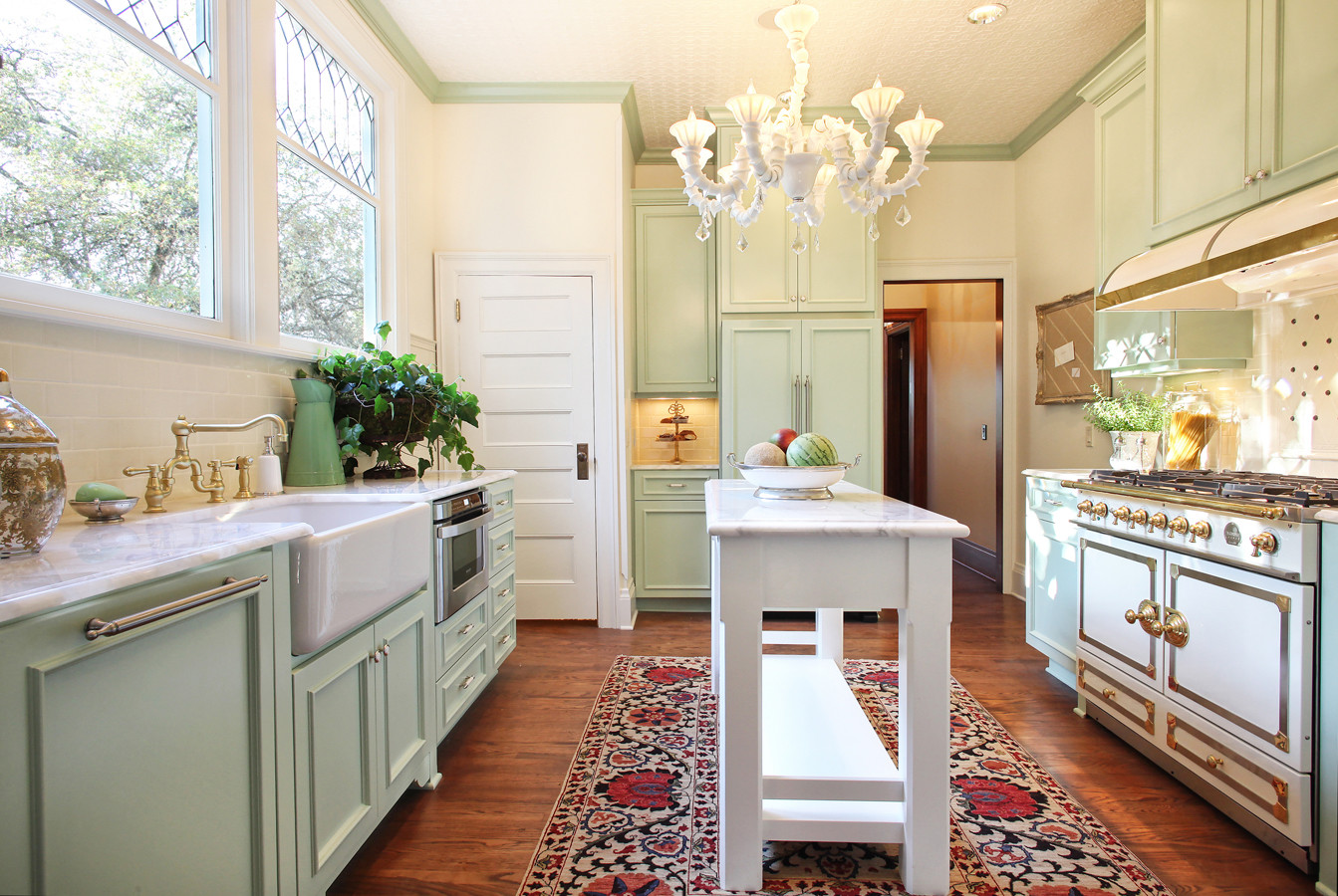 Pistachio  Kitchen cabinet styles, Green kitchen cabinets